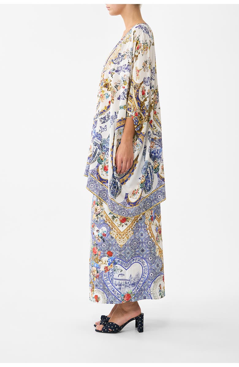 Camilla Short Kaftan With Cuff, Alternate, color, The Pottery Parlour