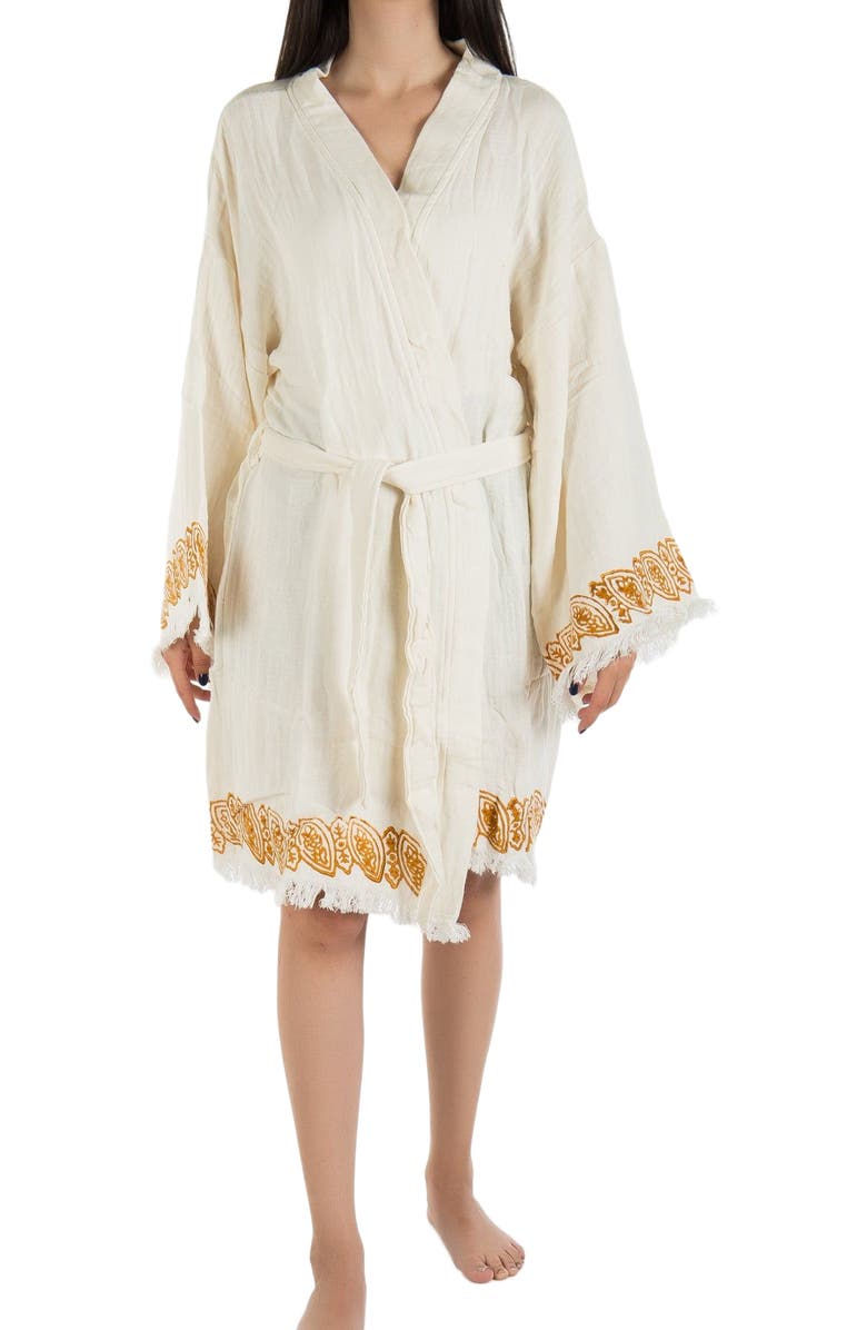 Forever & Always Shoes Romy Handmade Cotton Boho Robe Cover-Up, Alternate, color, 