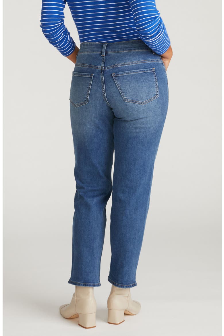 Seine Straight Leg Jeans, Alternate, color, ANZIO BLUE