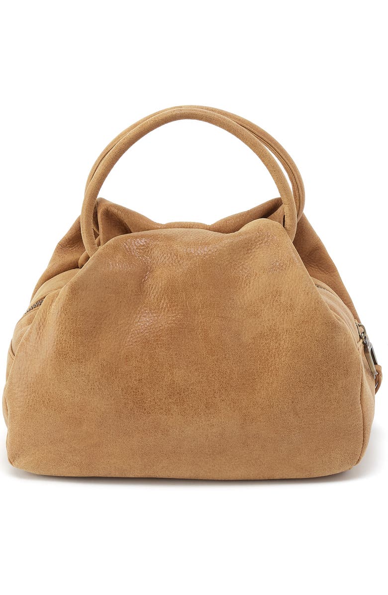 HOBO Darling Small Leather Satchel, Alternate, color, Whiskey