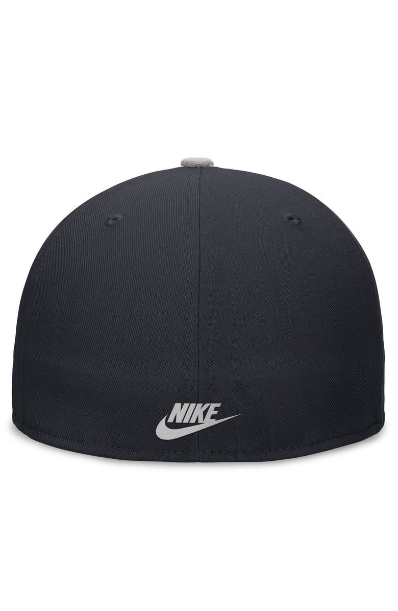 Nike Men's Nike Navy/Gray New York Yankees Rewind Cooperstown True Performance Fitted Hat, Alternate, color, Navy