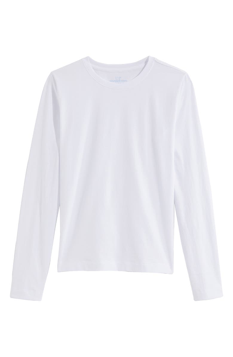 vineyard vines Clean Jersey Organic Cotton T-Shirt, Alternate, color, White Cap