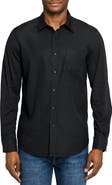 W.R.K Slim Fit Micro Geo Reworked Cotton Button-Up Shirt