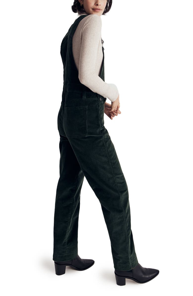 Madewell Straight Leg Corduroy Overalls, Alternate, color,