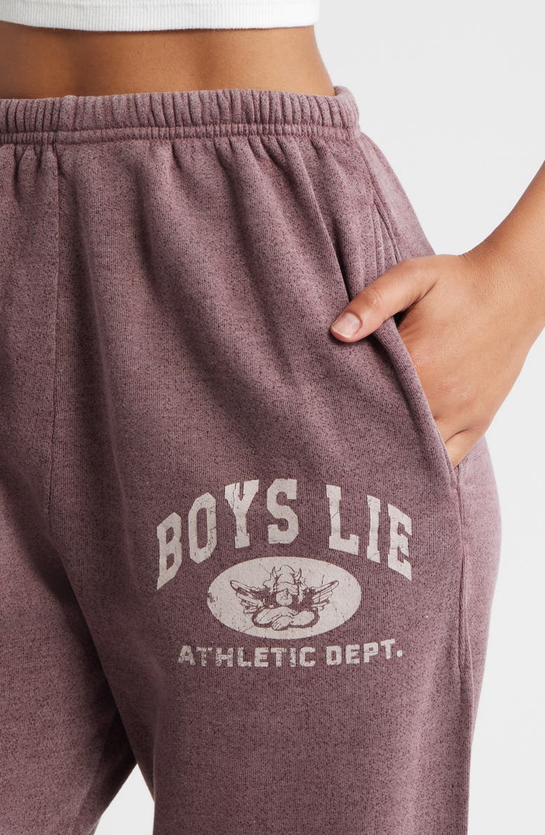 BOYS LIE Athletics Kimmy Sweatpants, Alternate, color, Plum