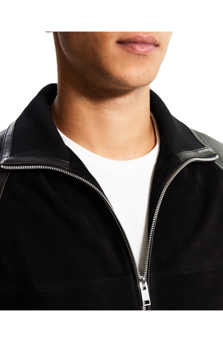 Theory Otis Reece Leather Jacket, Alternate, color, 