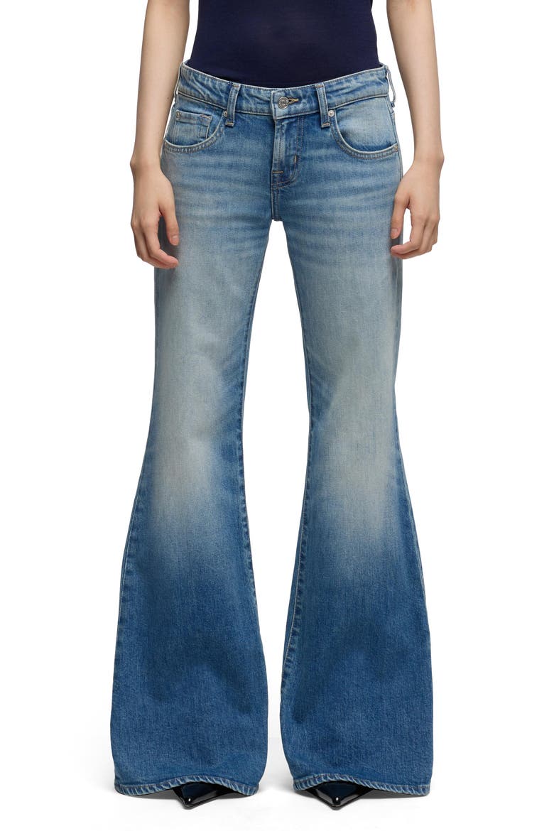 Low Flare Jeans, Main, color, BLUE HAZE