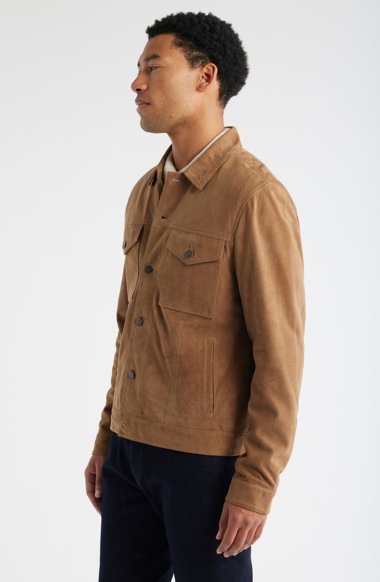 Nordstrom Lightweight Suede Jacket, Alternate, color, 