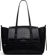 Radley The Chancery - Faux Croc Medium Flapover Shoulder Bag