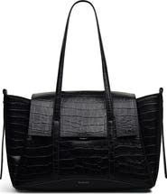 Radley The Chancery - Faux Croc Medium Flapover Shoulder Bag