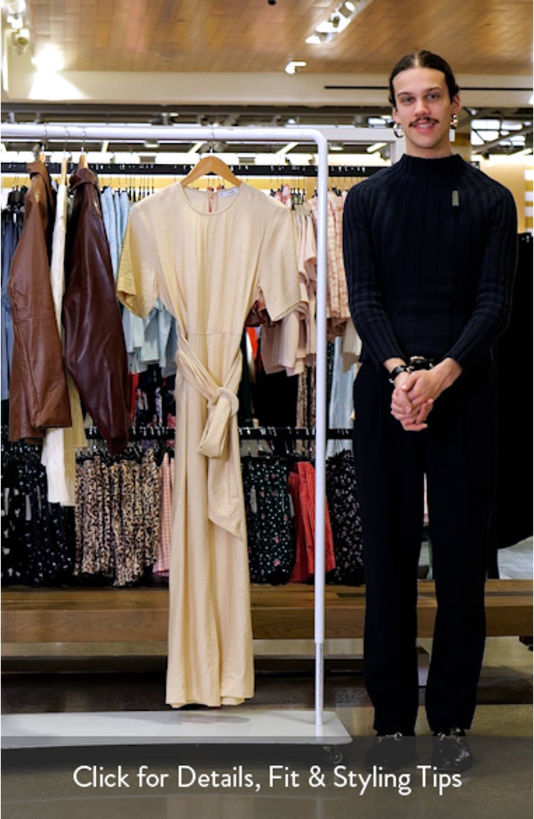 Belted Wide Leg Jumpsuit, sales video thumbnail