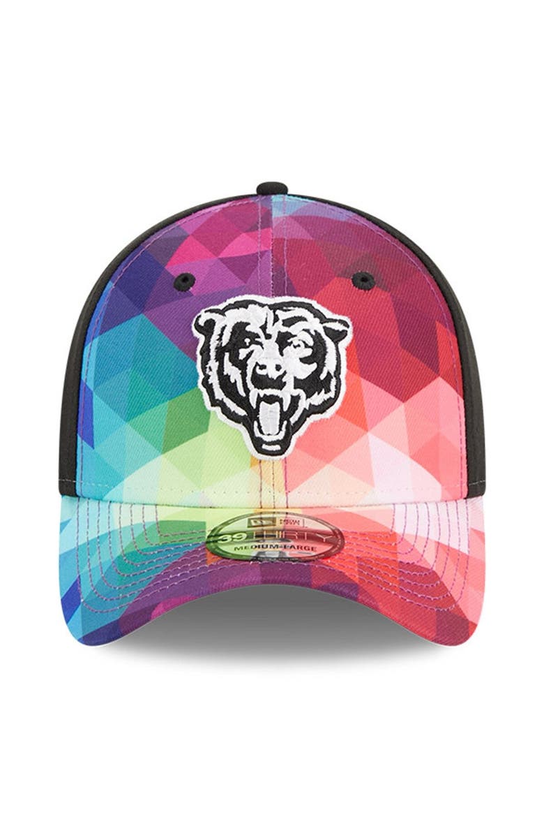 Men's New Era  Pink Chicago Bears 2023 NFL Crucial Catch 39THIRTY Flex Hat, Alternate, color, Pink