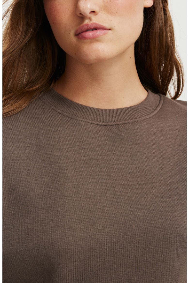 Women's Classic Fleece Crew Sweatshirt, Alternate, color, DARK TRUFFLE