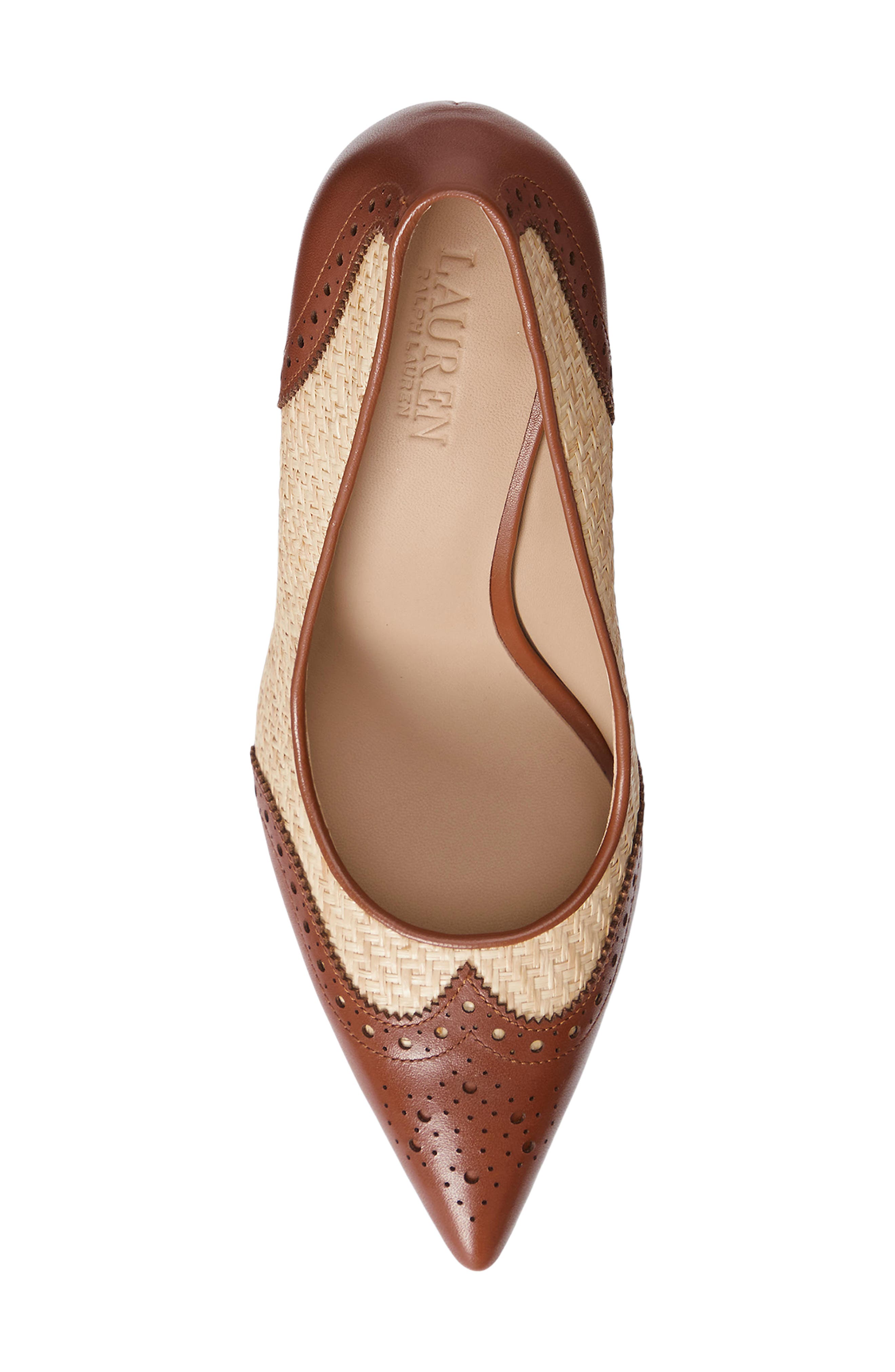 Ralph Lauren Lynden Pump, Alternate, color, Natural/ Lauren Tan