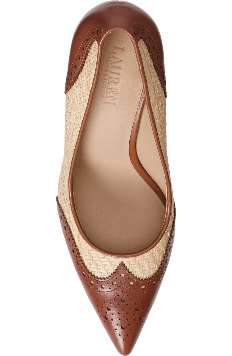Ralph Lauren Lynden Pump, Alternate, color, Natural/ Lauren Tan
