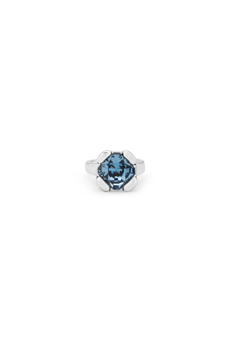 Blue Crystal Band, Alternate, color, Silver