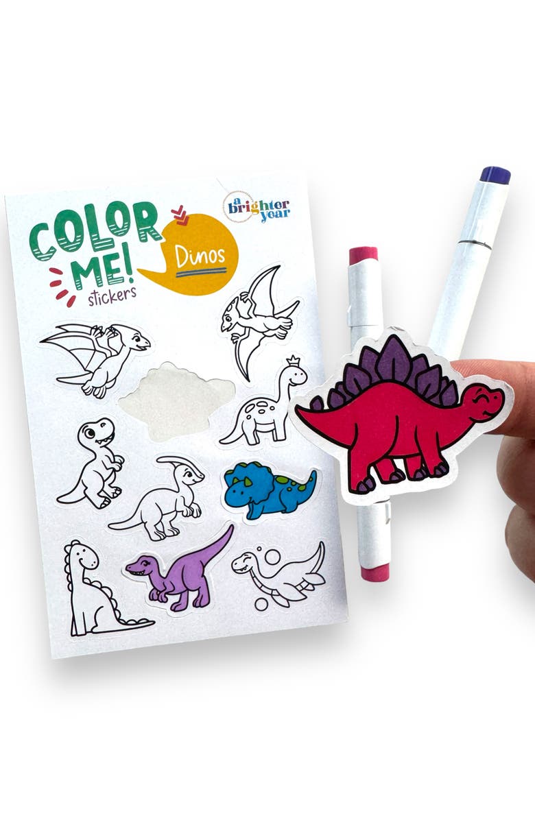 A Brighter Year Color Your Own Sticker Pages, Alternate, color, Mythical + Magical