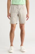 Tommy Bahama Isla Sands Pleated Stripe Linen Blend Shorts
