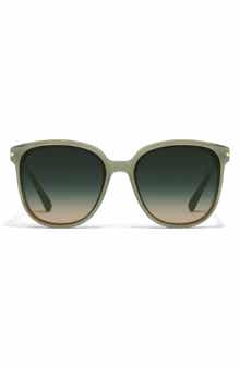 QUAY Rent Free 55mm Round Sunglasses