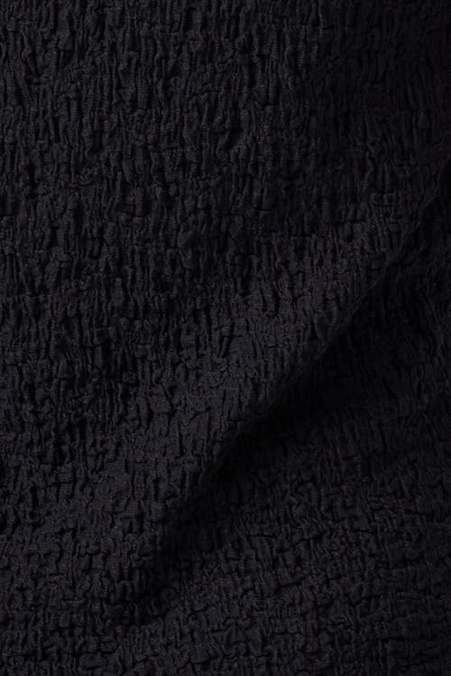 Franne Golde Doheny Textured Sleeveless Top In Black