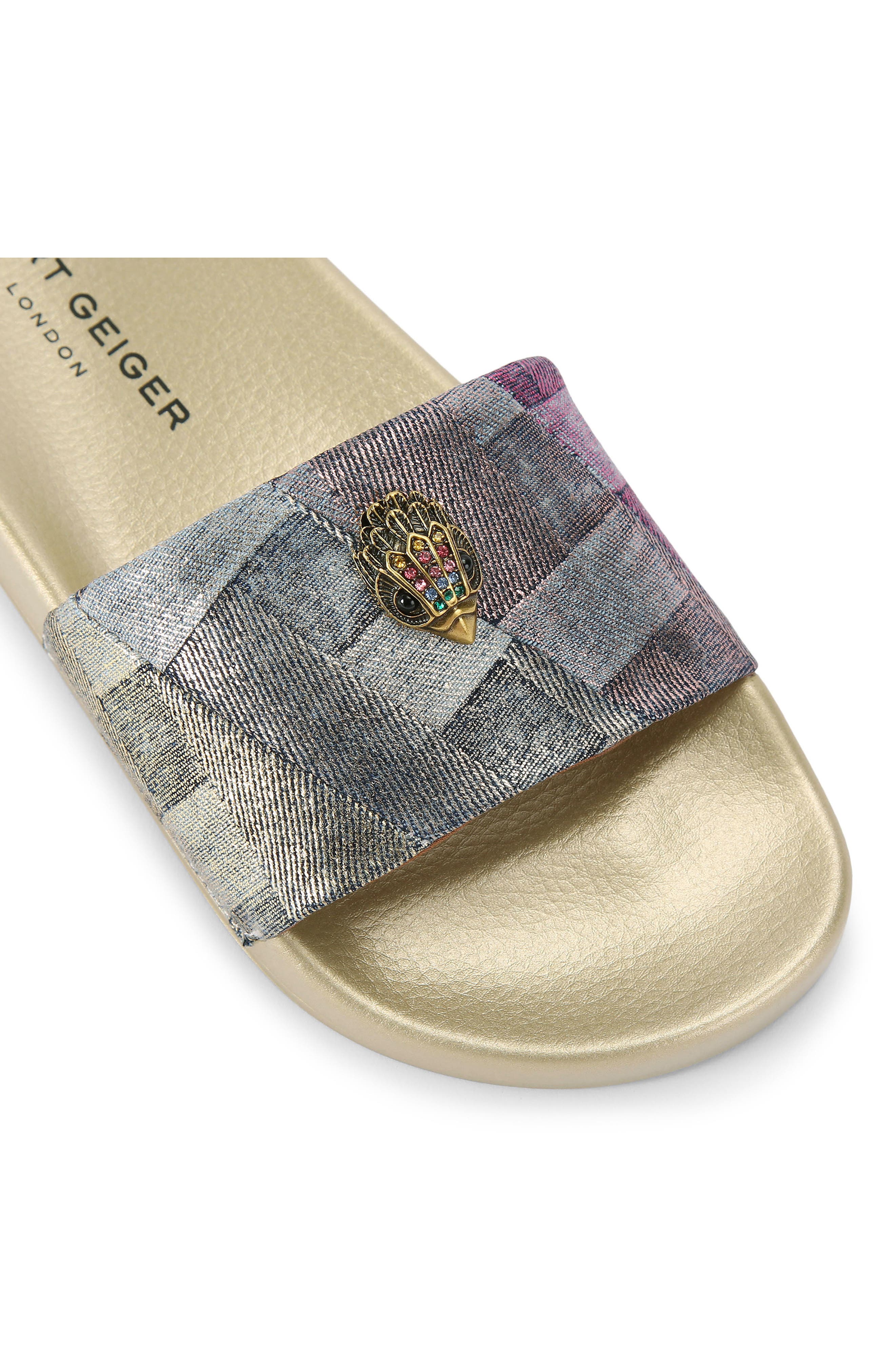 Kurt Geiger London Meena Eagle Slide Sandal, Alternate, color, 