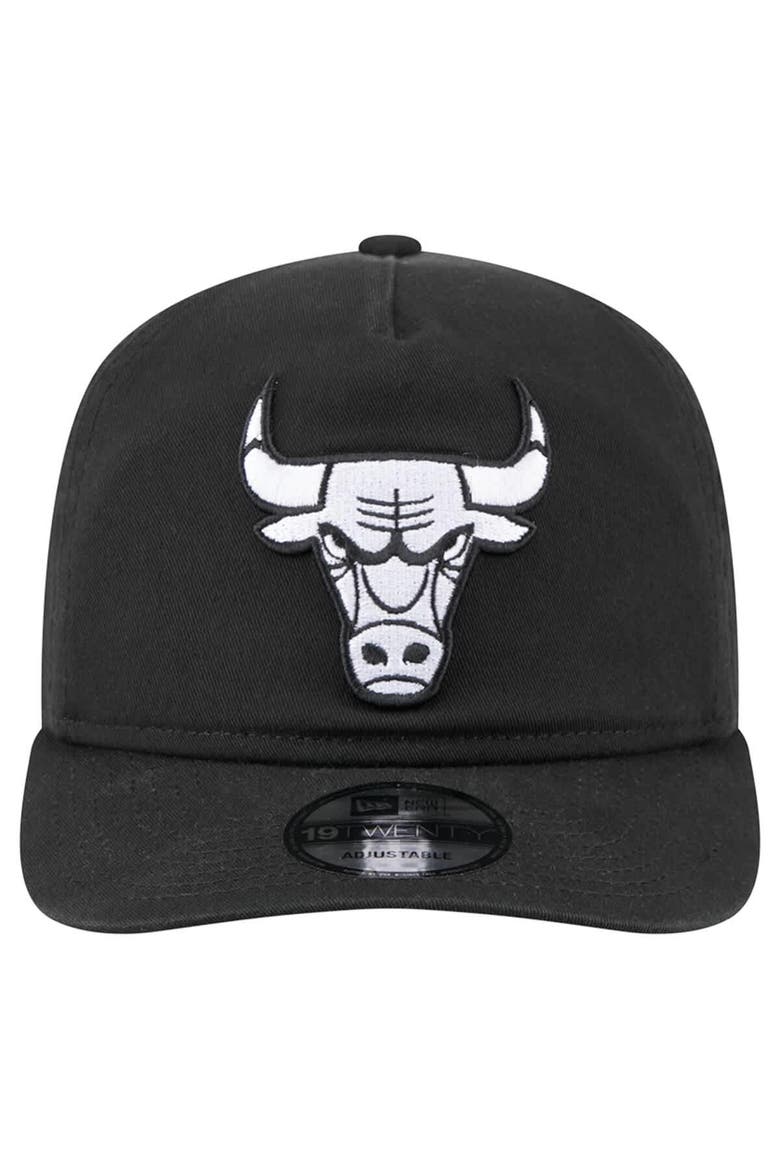 Men's New Era Black Chicago Bulls 19TWENTY Adjustable Hat, Alternate, color, Black