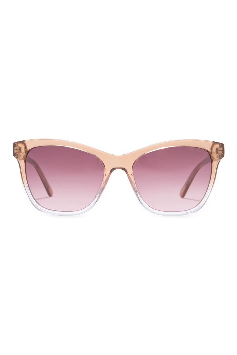 57mm Cat Eye Sunglasses, Main, color, TAUPE