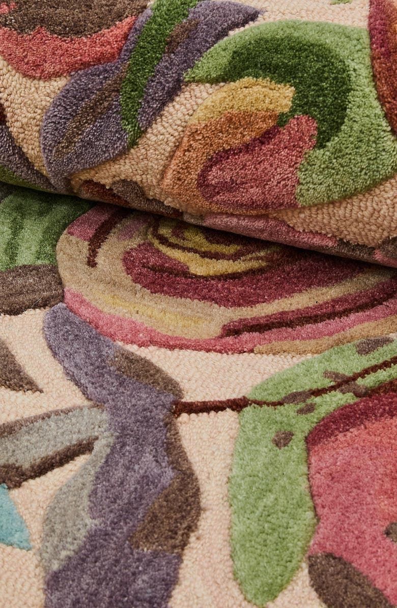 MACKENZIE CHILDS Sonias Rose Floral Rug, Alternate, color, Pink