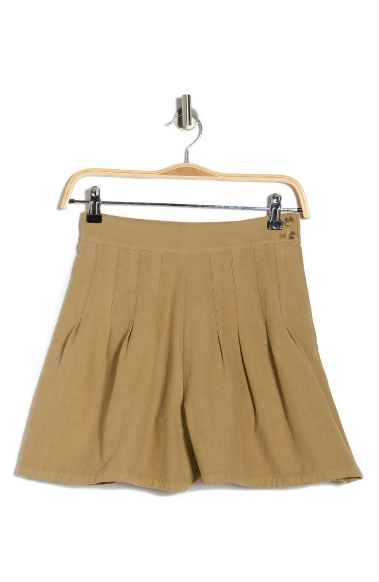 THE GREAT. The Pleated Shorts, Main, color, Brush