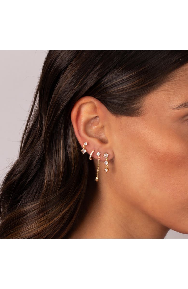 BY ADINA EDEN Graduated CZ Drop Earring Combo Set, Alternate, color,