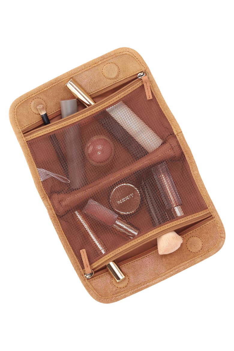 Beauty Straw Cosmetics Case, Alternate, color, MEADOW WOVEN STRAW