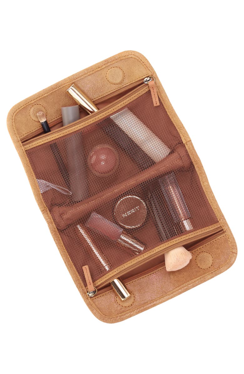 HOBO Beauty Straw Cosmetics Case, Alternate, color, Meadow Woven Straw