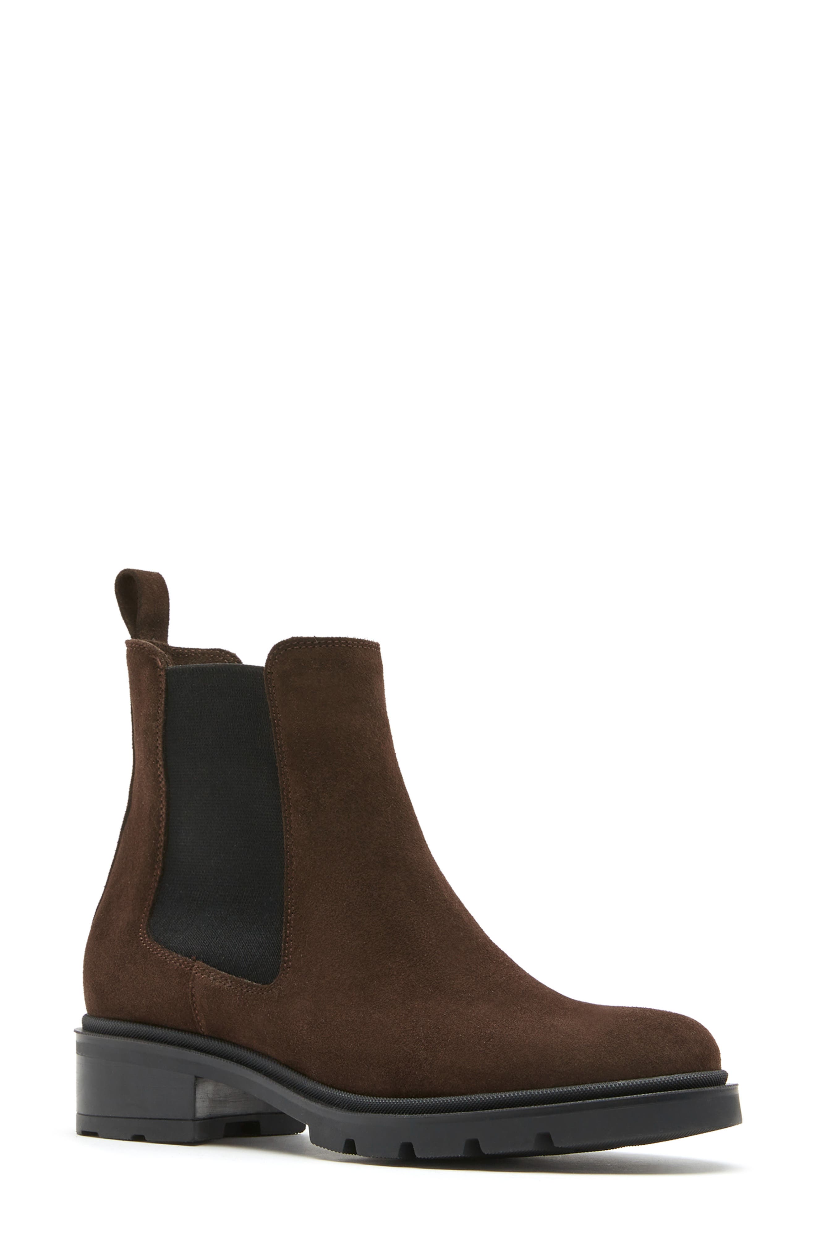 Salma City Dry™ Waterproof Chelsea Boot, Main, color, BRUNETTE SUEDE