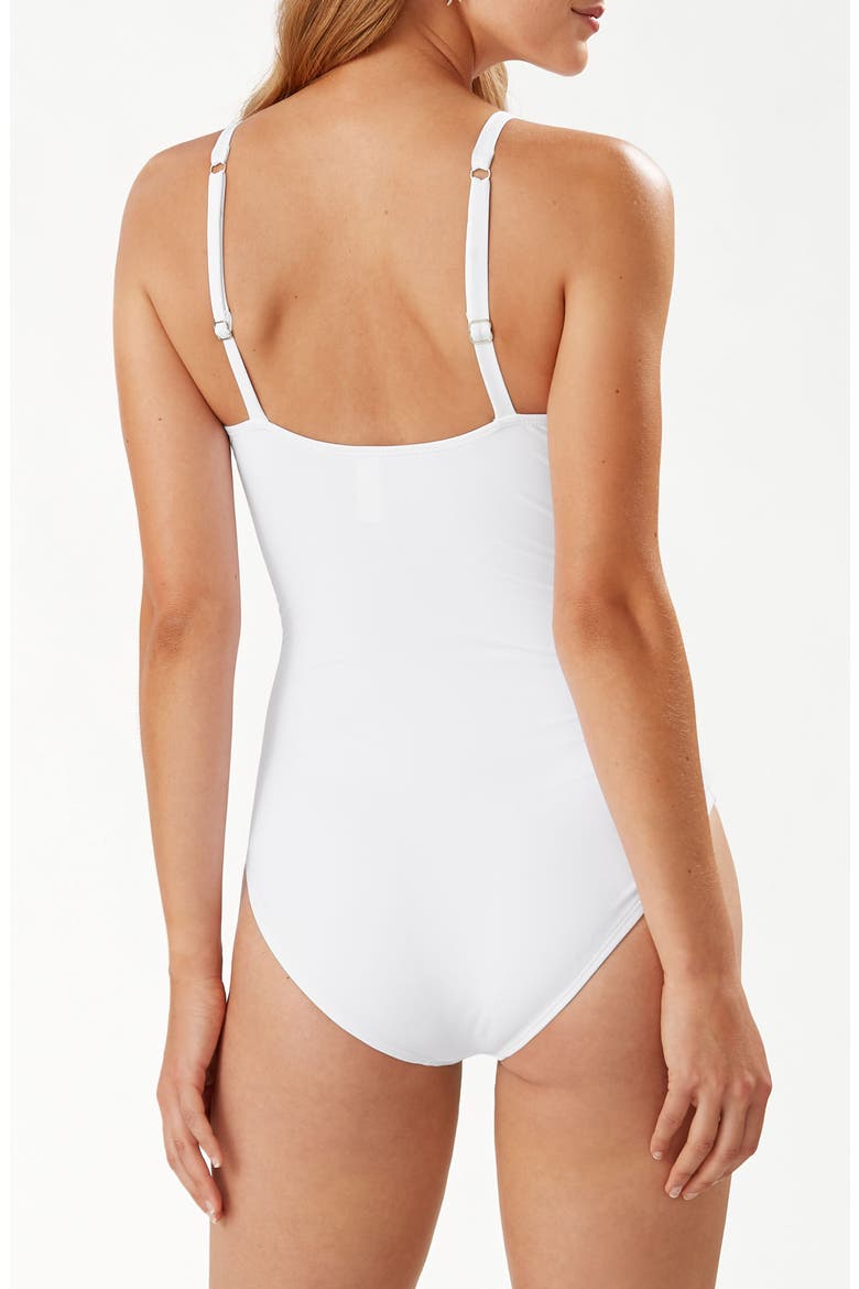 Pearl One-Piece Swimsuit, Alternate, color, WHITE