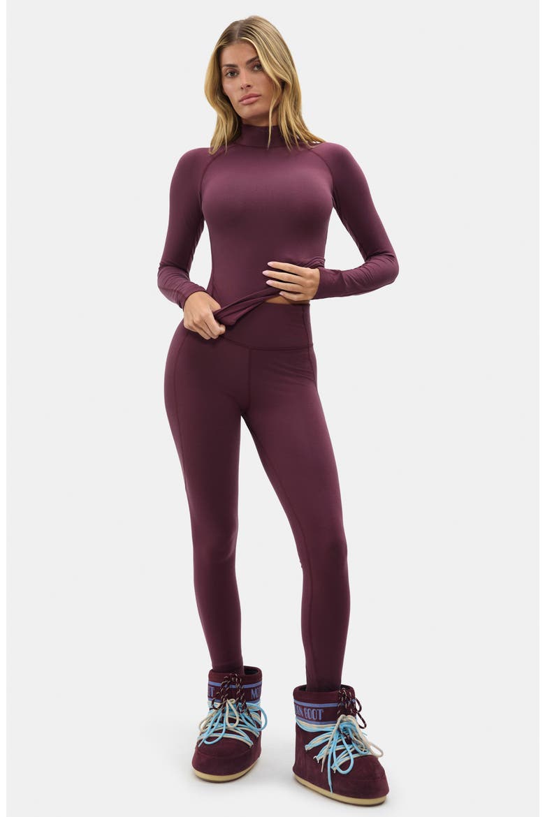 Ruth Base Layer Leggings, Alternate, color, GLAZED CHERRY