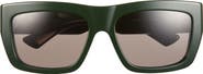 Bottega Veneta 57mm Square Sunglasses
