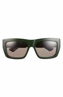 Bottega Veneta 57mm Square Sunglasses