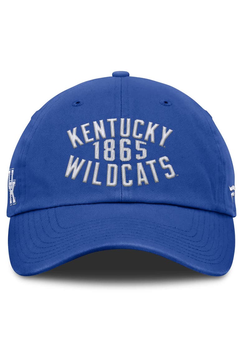 Men's Fanatics Royal Kentucky Wildcats Archer Adjustable Hat, Alternate, color, Royal