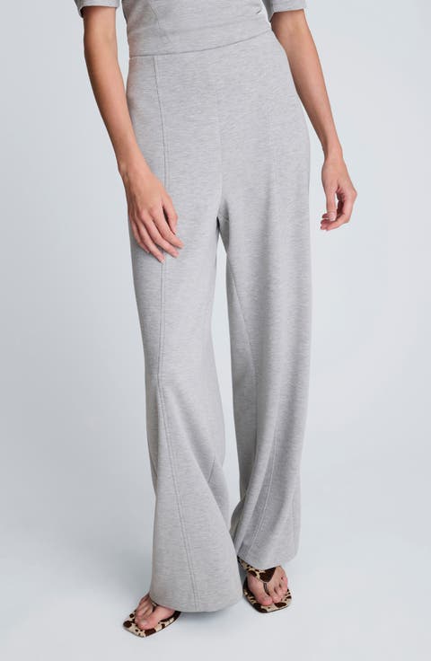 Hollywood Waist Pull-On Wide Leg Pants