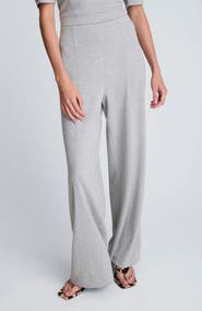 Kenneth Cole Hollywood Waist Pull-On Wide Leg Pants