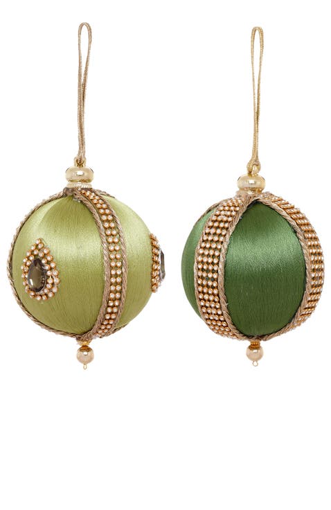 Jeweled Luxe Ornament, Set of 12