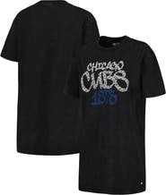 THE WILD COLLECTIVE Women's The Wild Collective Black Chicago Cubs T-Shirt Dress
