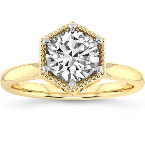 Bliss Diamond 2ct Lab Grown Diamond Solitaire Engagement Ring White, Yellow, Or Gold In 10k White Gold