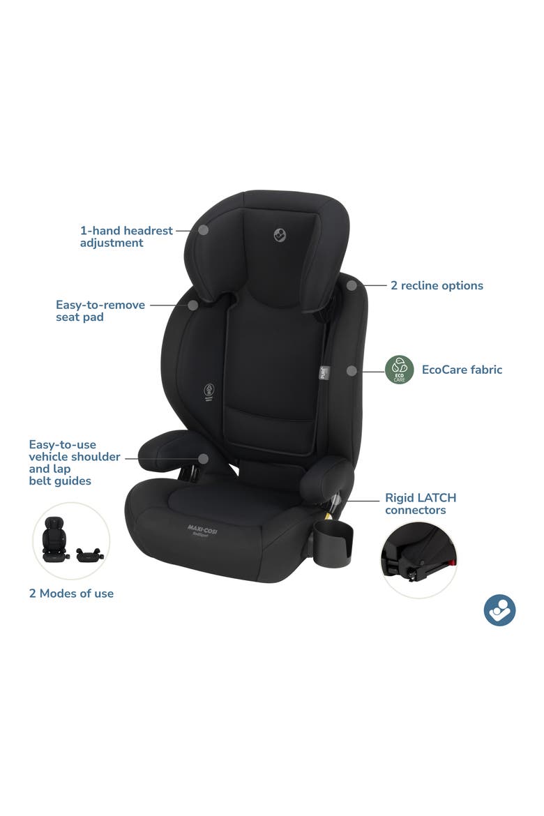 RodiSport Booster Car Seat, Alternate, color, SEA SHADOW