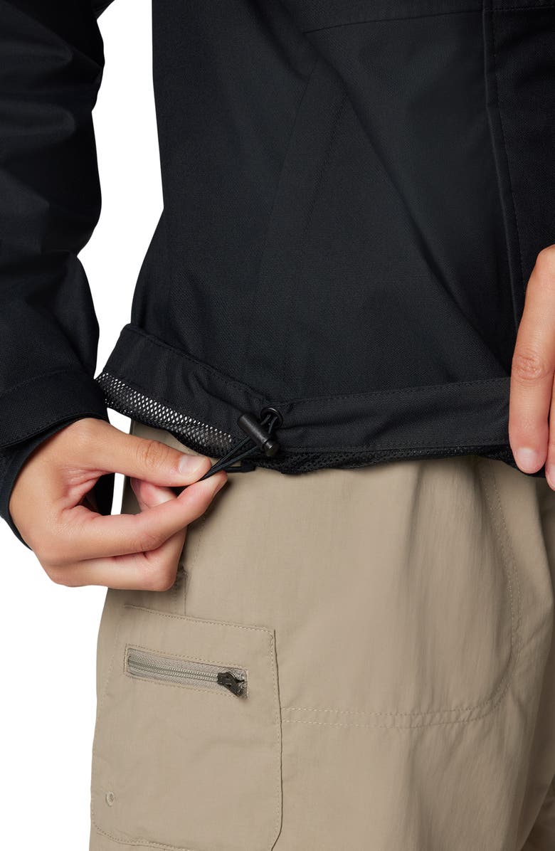 Columbia Hikebound II Waterproof Jacket, Alternate, color, Black