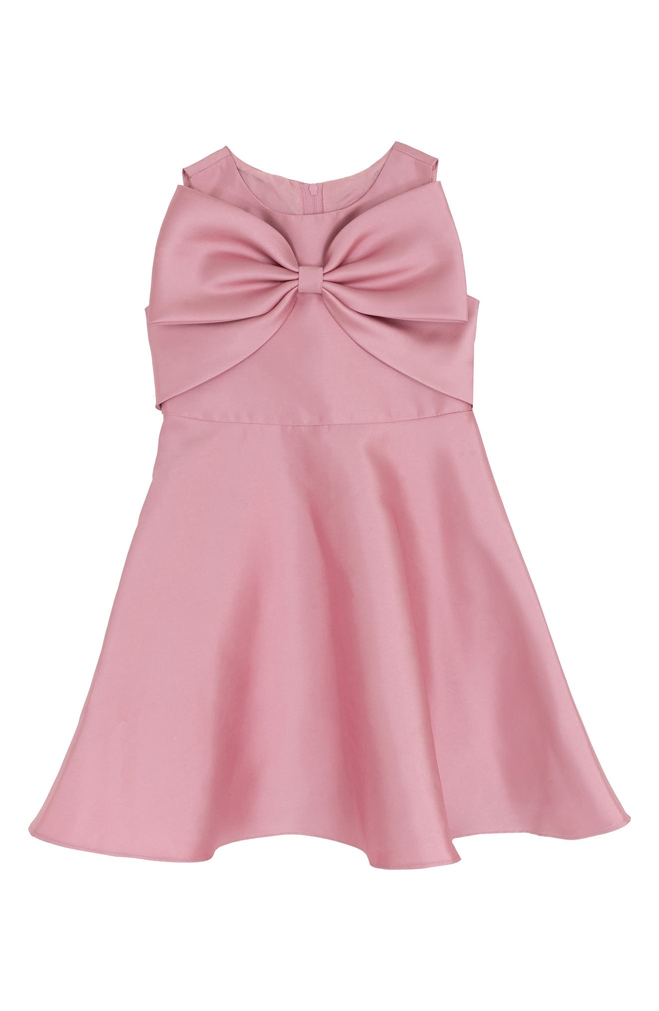 Rare Editions Kids' Mikado Bow Skater Dress