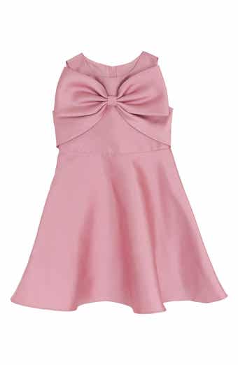 Rare Editions Kids' Mikado Bow Skater Dress