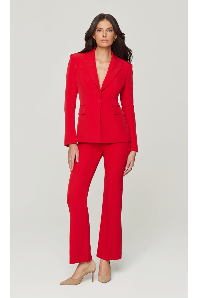 Nellie Crepe Pants, Alternate, color, Red