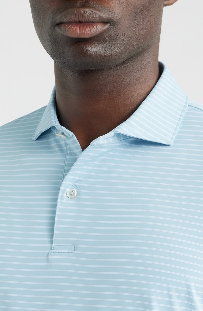 Peter Millar Crown Crafted Performance Jersey Polo, Alternate, color, Seaflower