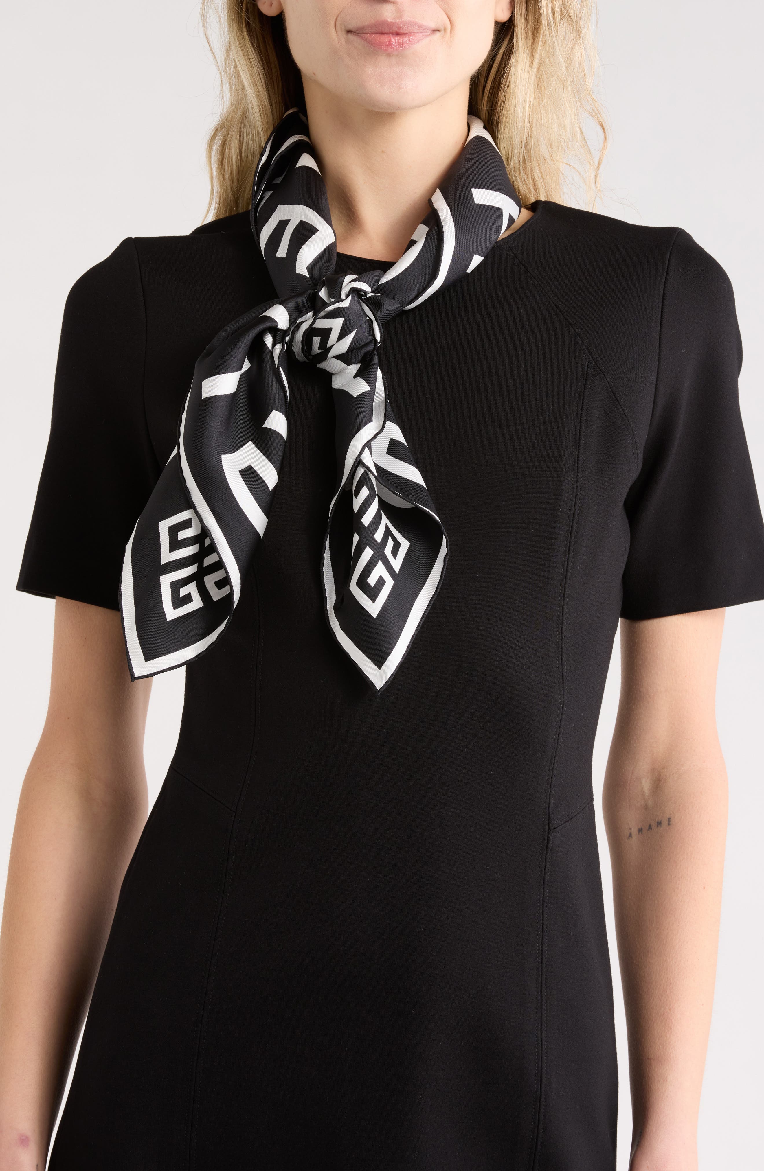 Givenchy 4G Logo Silk Square Scarf